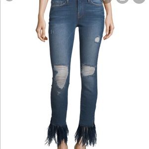 Frame Le Skinny de Jeanne Feather Hem Jeans
